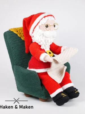 Haakpakket Kerstman met wensenlijst