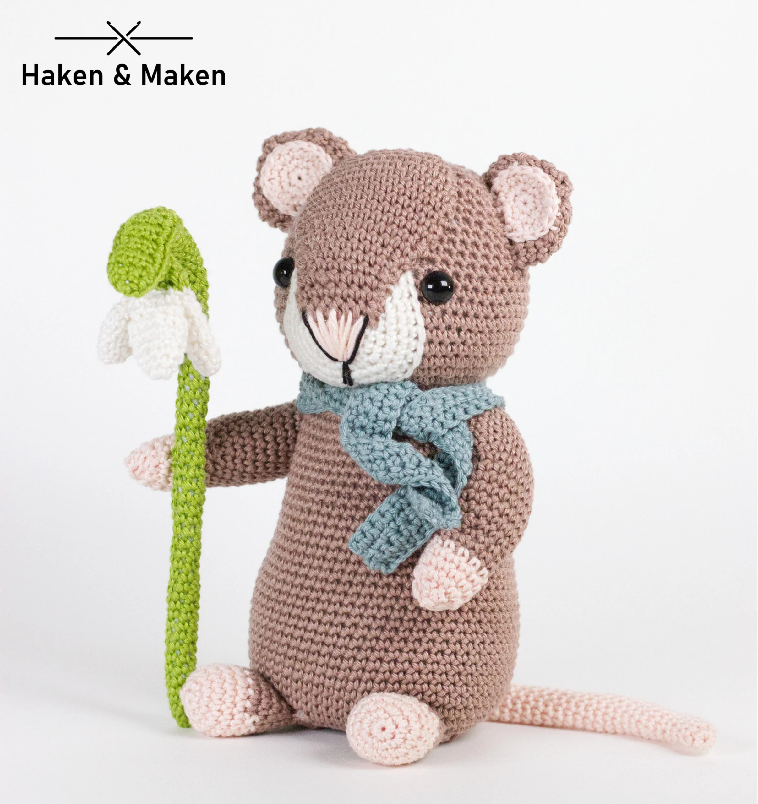 Haakpakket Pip met sneeuwklokje