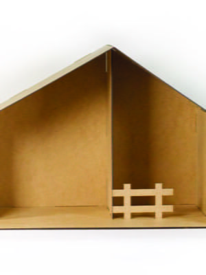 Kerststal MDF