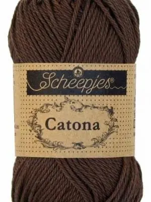 Scheepjes Catona - 162 Black coffee