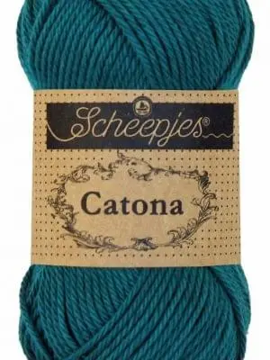 Scheepjes Catona - 401 Dark teal