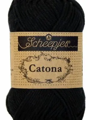 Scheepjes Catona - 110 Jet black
