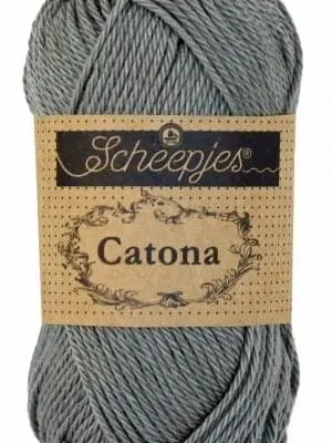 Scheepjes Catona - 242 Metal grey
