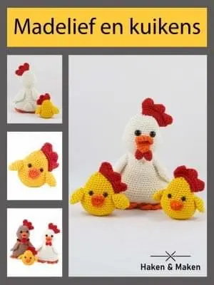 [Haakpatroon] Madelief met kuikens